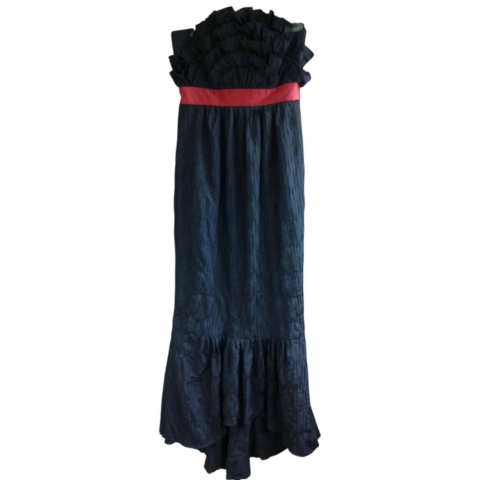 Bcbgeneration Dress Womens 6, Tube Top "Mermaid Style" Asymmetrical Maxi Nwot